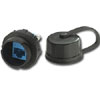 DuraPort CAT 5e Industrial Connector Housing with Connector Cap