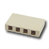 Versatap 4 Port Surface Jack Housing