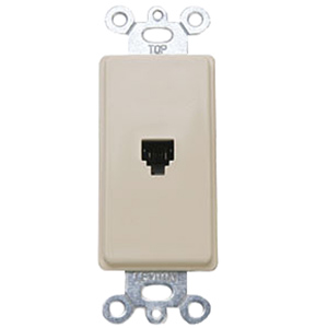 Leviton 6P4C, Type 625 Decora Modular Wall Jack