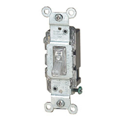 Leviton Quickwire and Side Wired Single-Pole Illuminated Toggle