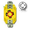 30 Amp 125/250V Single Locking Flush Receptacle