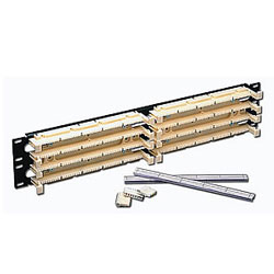 Leviton 110 Style Rack Mount Wiring Panel Kit - 200 Pair