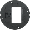 SystemOne Datacom and Power Receptacle 20 Amp, 125 Volt, 3-Unit Recessed