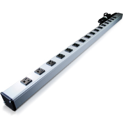 Industrial 48 Inch Plug-In Outlet Center with 16 Outlets