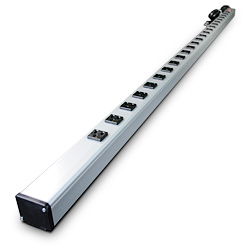 Industrial 72 Inch Plug-In Outlet Center with 24 Outlets and Switch