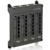 Twist and Mount Patch Panel with 24 CAT 6 Ports