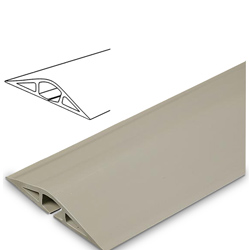 Legrand - Wiremold 1200 Series™ Corduct Flexible Nonmetallic Pancake® Overfloor Raceway Five Foot, Pack of 10