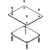 FloorPort Series Blanking Plate