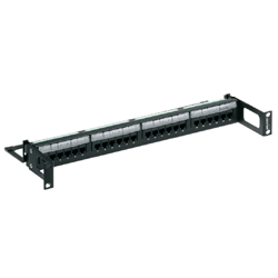 Leviton GigaMax 5e+ 24-port Universal Recessed Patch Panel