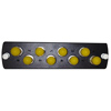 8 ST Ceramic Sleeve Opt-X Fiber Adapter Plate (Black)