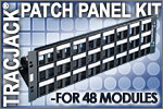 Ortronics TracJack Patch Panel Kit for 48 Modules