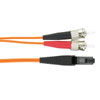 NetKey ST to MT-RJ, OM3, Riser, Duplex Patch Cord