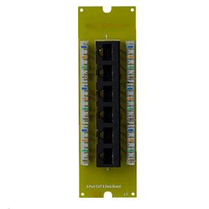 6-Port Cat 6 Data Board (for MDU enclosure)