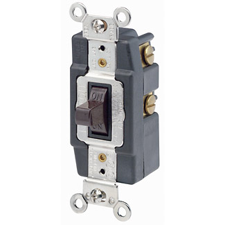 Leviton Back and Side Wired 30 amp Momentary Contact 120/277V AC