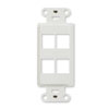 4-Port Decorator Outlet Strap