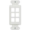 6-Port Decorator Outlet Strap