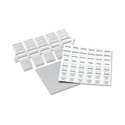 Leviton Color Label Kit with Pre-Printed Icons on Colored Paper