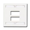 Double Gang Faceplate for 6 MAX Modules