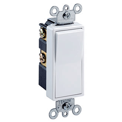 Leviton Decora 15 Amp Double-Pole Designer Rocker Switch
