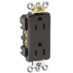 Leviton Industrial Grade 15A/125V Duplex Decora Receptacle
