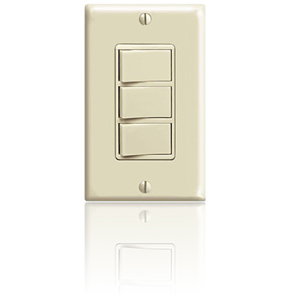 Leviton Triple Rocker Switch