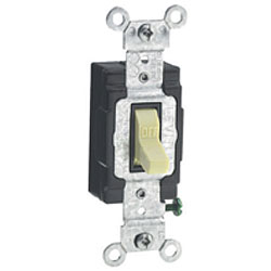 Leviton Back and side Wired 120/277V AC Quiet Switch