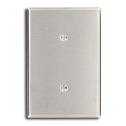 Leviton 1-Gang No Device Blank Oversized Metal Wallplate