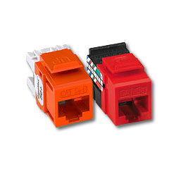 Leviton GigaMax 5e+ Quickport Component-Rated Snap-In Connectors