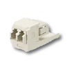Mini-Com LC Sr./Sr. Fiber Optic Adapter Modules with Phosphor Bronze Split Sleeve