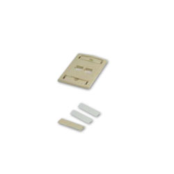 Commscope LE Flush-Mounted Faceplate - 2 Port