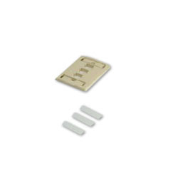Commscope L Series Flush-Mounted Faceplate - 3 Port