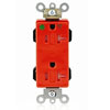 Lev-Lok Decora 20 Amp Hospital Grade Straight Blade Isolated Ground Tamper-Resistant Duplex Receptacle