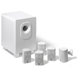 Leviton 5-Channel Surround Sound Home Cinema Speaker System and 5 Satellite Speakers