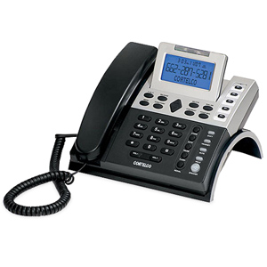 Cortelco 12 Series Single Line Caller ID Telephone with 7.5v DC Adapter