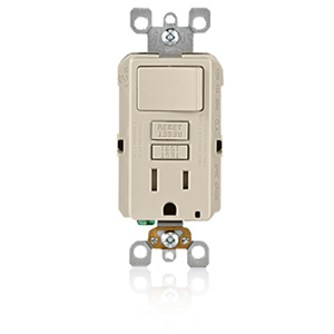 Leviton SmartLock Pro Combination GFCI Outlet/Switch