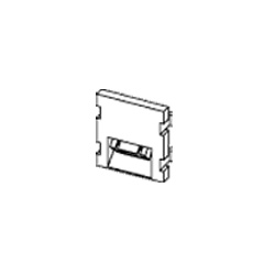 Leviton 2 Dulplex SC Coupling 45 Exit, SM/MM (2 Units High)