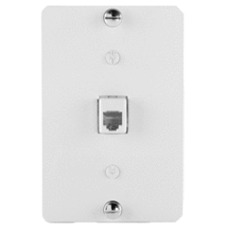 Legrand - On-Q 1-Gang, 6P6C Terminating Wall Phone Plate
