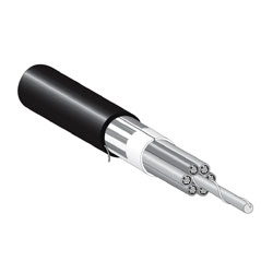 Corning Freedom Indoor/Outdoor Loose Tube Cable with Interlocking Armor Cables 62.5/125 m