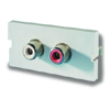 Series II Two Phono Jacks/Feed-through