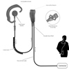 RESPONDER Medium-Duty Lapel Microphone for HYT x03s