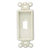 Blank Decorator Outlet Frame - Single Gang (Package of 25)