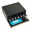 4-Panel, 4-Splice Tray Fiber Optic Rack Mount Enclosure