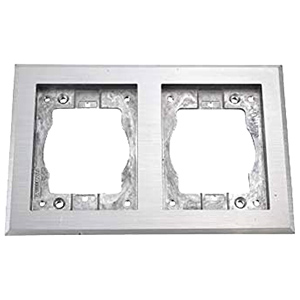 Brushed  Aluminum Combination Carpet and Tile Flange