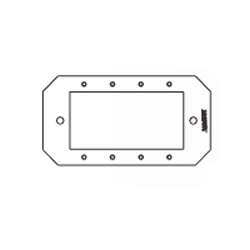 Legrand - Wiremold Evolution 8AT Series Single-Gang Device Plate