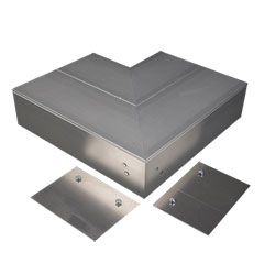 Legrand - Wiremold ALA4800 Series Isoduct  90 Flat Mitered Elbow with Coupling