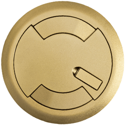 Legrand - Wiremold Evolution 6AT Series Surface Style Cover Assembly, Brass