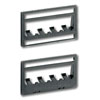 Mini-Com Ultimate ID Patch Panel Faceplates for Modular Patch Panel Frames (2pk)