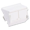 NetKey 2-Port, 1/2 Sloped Shuttered Modular Insert