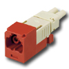Mini-Com FJ Opti-Crimp X-Keyed Duplex Jack Red Module 62.5/125um