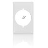 Midway Size Nylon Wallplate Power Receptacle